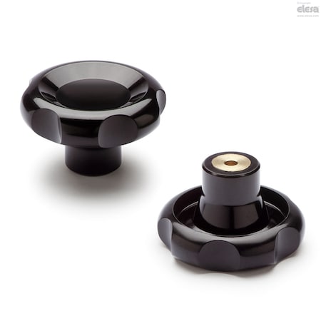 Elesa Brass boss, plain or threaded hole, VL.155/60 B-M8 VL.155-B